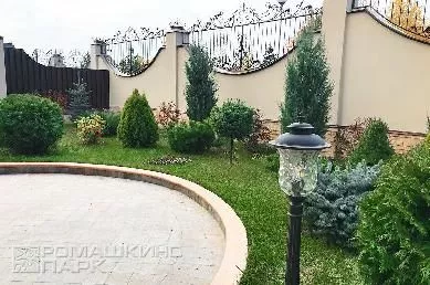 Пейзажная композиция из хвойных деревьев и кустарников