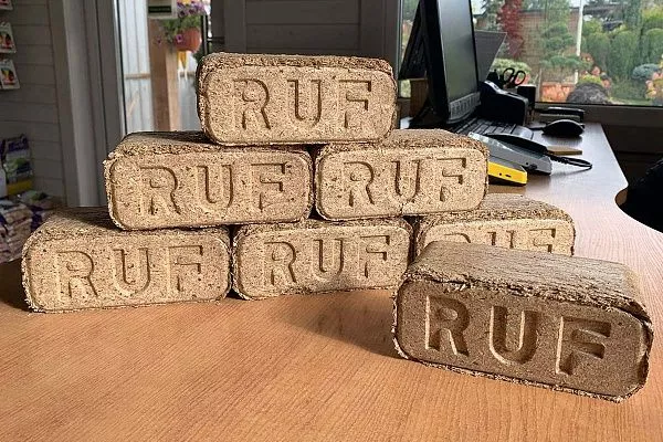 Топливный брикет "RUF" (Биотопливо) упаковка 12шт 