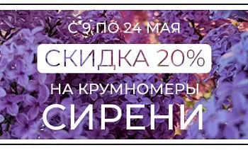 Большая сирень — большая скидка! 20% на все крупномеры